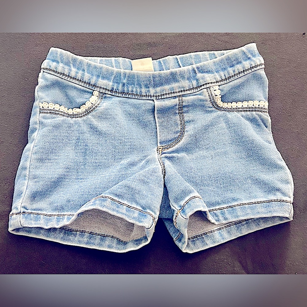 Carters Yellow Daisy Shirt & Denim Shorts Set - Picture 3 of 4